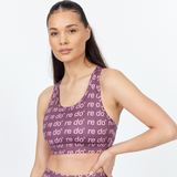 dixie - sports bra - purple