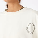 celeste - sweatshirt - dark olive / off white