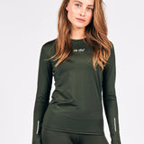 scarlett - long sleeved tee - olive