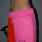 cara - sweatpants - pink / cherry tomato 