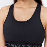 kristina - sports bra - black