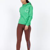 nova - running hoodie - bright green