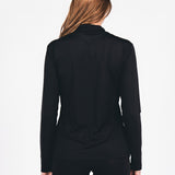 long sleeved turtleneck - black