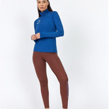 long sleeved turtleneck - blue